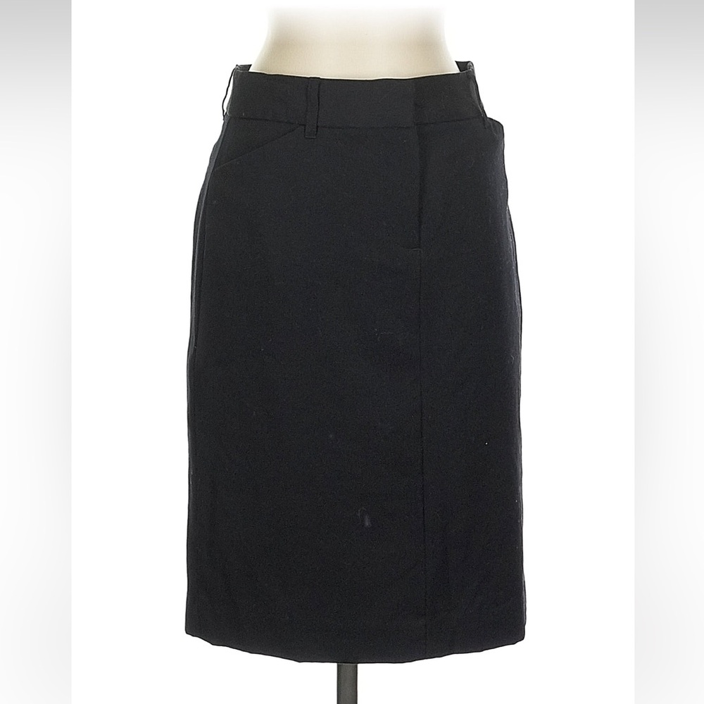 EUC J. Crew Women’s Black Wool Pencil Skirt, 0
